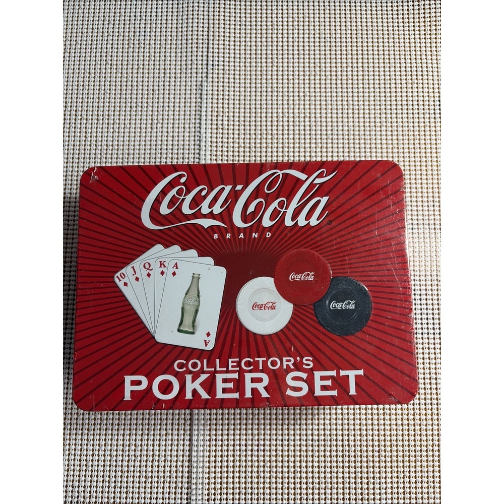 Coca Cola Collector's Poker Set